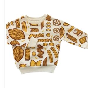 Petit Pilou Pasta Sweatshirt 3 Months